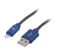 CC-USB2J-AMLM-1M-BL Cavo USB 2.0 Apple Lightning Connettore, USB A-Spina 1m Blu