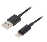 CC-USB2P-AMLM-2M Cavo USB 2.0 Apple Lightning Connettore, USB A-Spina 2m GEMBIRD