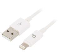 CC-USB2P-AMLM-2M-W Cavo USB 2.0 Apple Lightning Connettore, USB A-Spina 2m Bi...