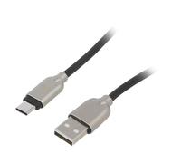 CC-USB2R-AMCM-2M Cavo USB 2.0 USB A-Spina,USB C-Spina Placcata Oro 2m Gomma GE