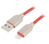 CC-USB2R-AMLM-2M-R Cavo USB 2.0 Apple Lightning Connettore, USB A-Spina 2m Ro...