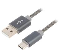 CC-USB2S-AMCM-2M-BG Cavo USB 2.0 USB A-Spina,USB C-Spina 2m Grigio 0,48Gbps G