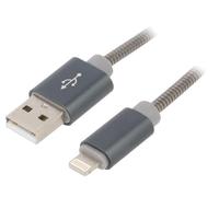 CC-USB2S-AMLM-2M-BG Cavo USB 2.0 Apple Lightning Connettore, USB A-Spina 2m G...