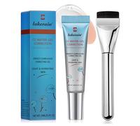 CC Water Gel alla Centella Asiatica,Crema CC+Pennello per Fondotinta,Tono Della Pelle Uniforme, Consistenza Umida, Correttore di Colore Trasparente, Nessuna Sensazione di Trucco
