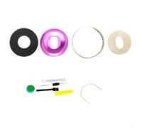 CC80 CR80 Alluminio Mulinello Da Pesca Click Drag, Mulinello Da Pesca Drag Click Sound System Con Fibra di Carbonio Pastiglie Freno Tool Set