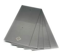 CCA Cazzuola per pavimenti, confezione da 5 pezzi di distanziatori adesivi con intaglio a V, formato A2, per pavimenti LVT amtico karndean sensibili alla pressione