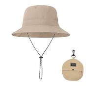 CCAIPU Chapeau de pêcheur pour Hommes et Femmes - Chapeau de Protection Solaire imperméable - Chapeau d'été Pliable pour Les activités de Plein Air (IT, Numero, 56, 58, Kaki)