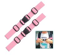 CCAIPU Cinghia Toracica Regolabile dello Zaino, Cinghia Antiscivolo dello Zaino, Cinghia Toracica Durevole per Il Jogging E L'Escursionismo All'Aperto (Rosa)