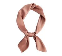 CCAIPU Sciarpa di Seta per Donne, Sciarpa Foulard Morbida e Leggera Colore Solido Seta Sentire Bandana Raso Signore Sciarpa di Seta per Donne Signore-70x70cm (RosaRosso)