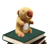 cCapybara en peluche respiratoire, jouet d'animal en peluche, compagnon apaisant doux, lumière de projection douce, parfaite pour la décoration de la chambre, confort au coucher pour et adulte
