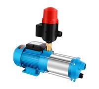 CCAUUB Pompa centrifuga da 1", pompa da giardino, 1300 W, pompa da giardino, 9,8 bar, 4000 l/h, IP 44, pompa jet, pompa centrifuga, interruttore a pressione (tipo 1)