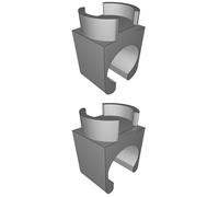 CCB Light Mounting Clip for 3/4 Inch PVC Holiday Decoration Support System