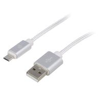 CCB-MUSB2B-AMBM-6-S Cavo USB 2.0 USB A-Spina,Micro USB-B Maschio Placcato Oro GE