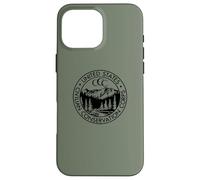 CCC Vintage Civilian Conservation Corp Seal Redesign Custodia per iPhone 16 Pro Max