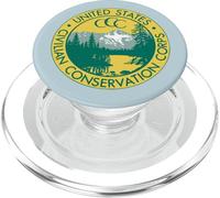 CCC Vintage Civilian Conservation Corp Seal Redesign PopSockets PopGrip per MagSafe