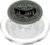 CCC Vintage Civilian Conservation Corp Seal Redesign PopSockets PopGrip per MagSafe