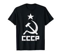 CCCP Hammer Sickle Vintage Communism Soviet Union Gift Maglietta