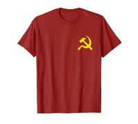 CCCP URSS UNIONE SOVIETICA MARTELLO E SICKLE VINTAGE RETRO Maglietta