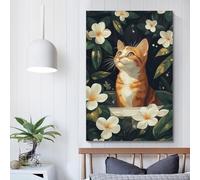 Cccyh_4K__A_cute_orange_cat_is_sitting_in_the_bathtub_s_6fcd0a1a-a0e3-4797-aa22-ae195787095a_4 Poster pittura decorativa su tela poster da parete e stampa artistica moderna per la camera da letto