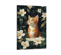 Cccyh_4K__A_cute_orange_cat_is_sitting_in_the_bathtub_s_6fcd0a1a-a0e3-4797-aa22-ae195787095a_4 Poster pittura decorativa su tela poster da parete e stampa artistica moderna per la camera da letto