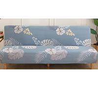 CCCYT Copridivano Clic Clac Copridivano Letto Senza Braccioli Fodera per Divano Senza Braccioli 3/2/1 Posti Fodera per Futon Elasticizzato Copridivano Letto Fodera Divano Estensibile