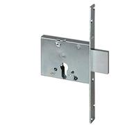 Serratura metallo infilare 56013 cisa b.q zinc f.mm 25 f/sag. m4 h.mm 82 e.mm 60
