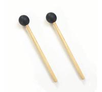 CCeCCe Confezione da 2 mazzuoli per accordatura con punta in gomma e martello in silicone con manico in legno, per violino, chitarra, accordatore, strumento musicale, set di accordatura del suono,