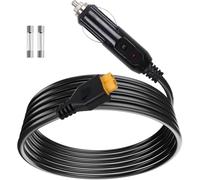 Ccedviery Caricabatteria da auto veloce portatile 12V 24V con connettore XT60 per Eco-Flow Delta River, Blu-etti EB55, an-ker 757 767, compatibile con Eco-Flow Wave 2 Outdoor Power Station cavo