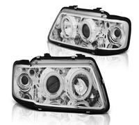 CCFL Angel Eyes Proiettori Combinati Tuning Tec Per Audi A3 (8L) 96-00 Cromati
