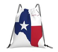 cchgnm Borsa da palestra con stampa della bandiera del Texas, leggera e pieghevole, borsa multifunzione per sport, yoga, viaggi