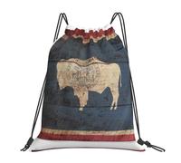 cchgnm Borsa da palestra con stampa della bandiera del Wyoming, leggera e pieghevole, borsa da palestra multifunzione, per sport, yoga, viaggi