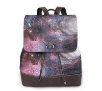 cchgnm Lo zaino da donna elegante e leggero con stampa dello spazio esterno è adatto per varie occasioni come lavoro, viaggi e appuntamenti.