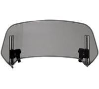 CCHMQ Estensione Parabrezza Moto per Honda NC750X / X ADV, Regolabile Clip-On Rialzato Parabrezza Accessorio di Protezione,S-Grey