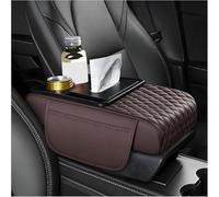 CCHMQ Tappetino per Bracciolo per Auto per Maserati GranTurismo 2007-2020 2021 2022 2023 2024 2025 2026, Pelle Cuscino per Console Centrale per Auto Accessori per la Decorazione,B-Coffee