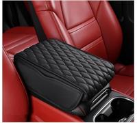 CCHMQ Tappetino per Bracciolo per Auto per Rolls Royce Phantom Coupe 2008-2011 2012 2013 2014 2015 2016, Pelle Cuscino per Console Centrale per Auto Accessori per la Decorazione,D-Black