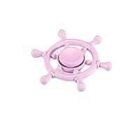 Ccipotatoo Maniglia girevole per armadio, leve multicolore per porta della cameretta dei bambini, maniglie in lega di zinco per cassetti, cucina, soggiorno decorativo (viola)