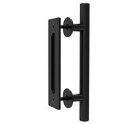 CCJH - Maniglia Per Porta Scorrevole, 30 cm, Colore: Nero