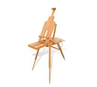 CCKUHN Cavalletto Multifunzione Portatile con Tracolla Staccabile, Supporto per Esposizione di Dipinti, Tracolla Regolabile, tavolozza di Legno Rimovibile