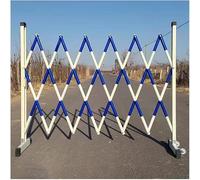 CCKUYT Barricate mobili di sicurezza della barriera di sicurezza della concertina che piegano le barriere che controllano il flusso delle persone, risparmio di spazio rapido dei blocchi