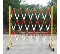 CCKUYT Barricate ritrattabili industriali mobili della barriera di sicurezza della concertina per il risparmio di spazio all'aperto delle strade degli ascensori dei cantieri