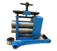 CCKUYT Manuale Gioielli Rolling Mill Machine Semicerchio Stampa Gioielli per Laminazione a Freddo Nugts di Metallo Premendo Strumenti per la Produzione di Gioielli