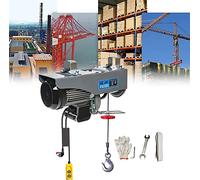 CCKUYT Mini paranco Elettrico, argano Elettrico con Telecomando e Freno Automatico, Sollevatore Elettrico a Cavo per Interni da 510 W, Piccola Gru per Uso Domestico