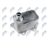 NTY Radiatore olio, Olio motore compatibile con AUDI SEAT SKODA VW VAG