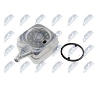 NTY Radiatore olio, Olio motore compatibile con AUDI CHRYSLER DODGE MITSUBISHI