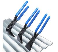 CCLIFE 3 Pezzi Piega Lamiera Piega Lamiera manuale set pinze per piegare le lamiere (0° 45° 90°)