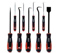 CCLIFE 9 pezzi rimozione paraolio cacciavite paraolio universale ago & Hook-Scraper Set Gancio Guarnizione smontaggio montaggio ganci strumento