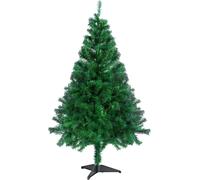 CCLIFE Albero Di Natale Piccolo Slim, Albero Con Aghi Di Pino, 150 Cm, Verde, 38