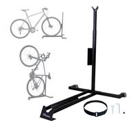 CCLIFE Cavalletto Verticale per Bicicletta Rastrelliera Biciclette Indipendente Regolabile in Altezza