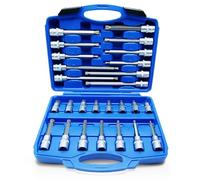 CCLIFE chiavi a bussola XZN M5 - M16, 26 pezzi set con inserti CRV-6150