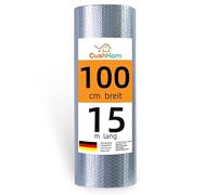 CCLIFE Isolante Termico Riflettente 3-4mm Isolante Termoriflettente Termosifoni Bolla Lamina Isolante Pannelli isolanti Termici per Pareti Pavimenti Attici Garage Capannoni Canili 1x15 m - 15㎡